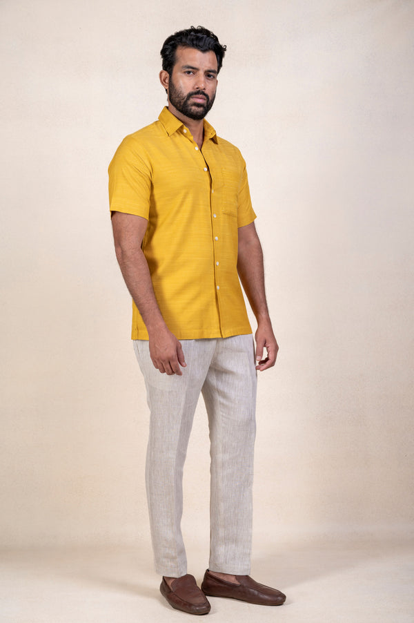 Yellow Kaatha Shirt