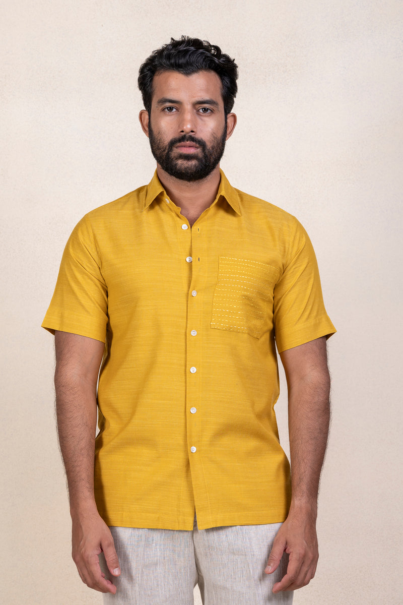 Yellow Kaatha Shirt