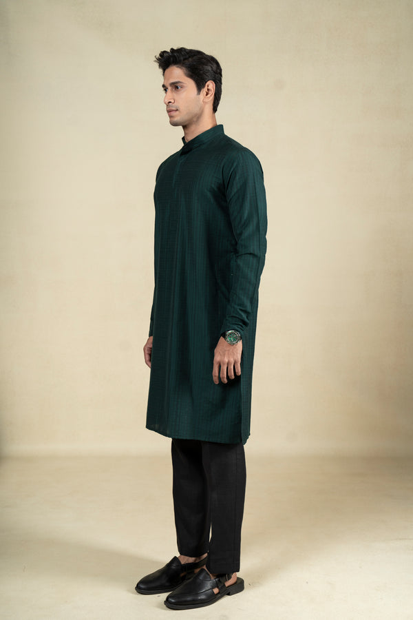Bottle Green Kurta