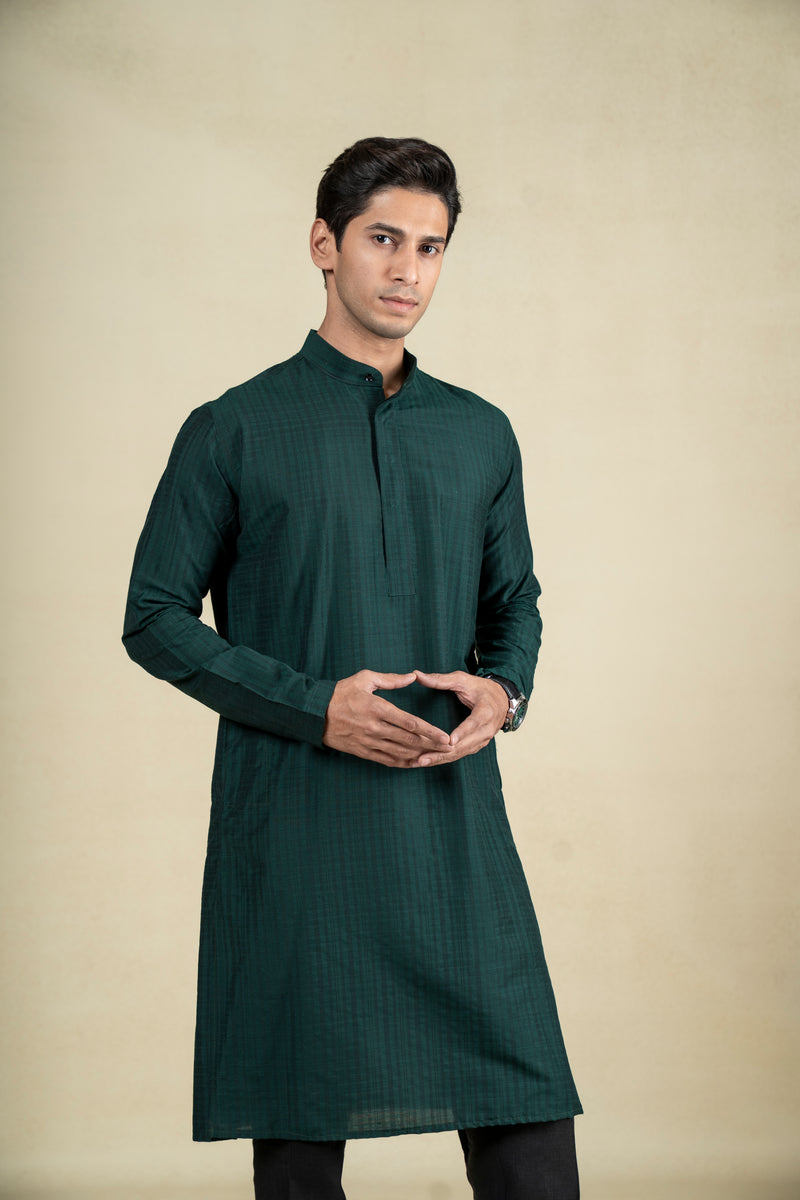 Bottle Green Kurta