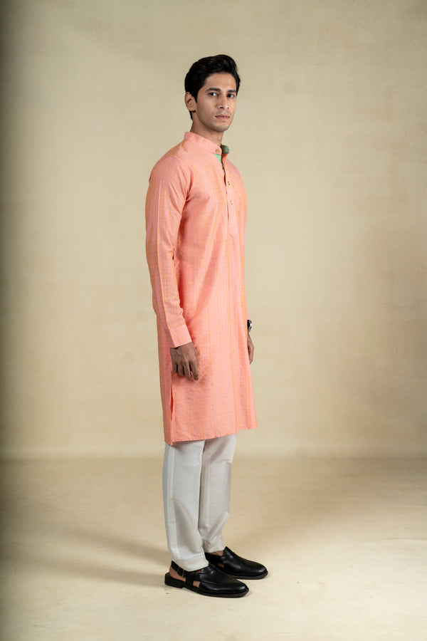 Light Peach Kurta