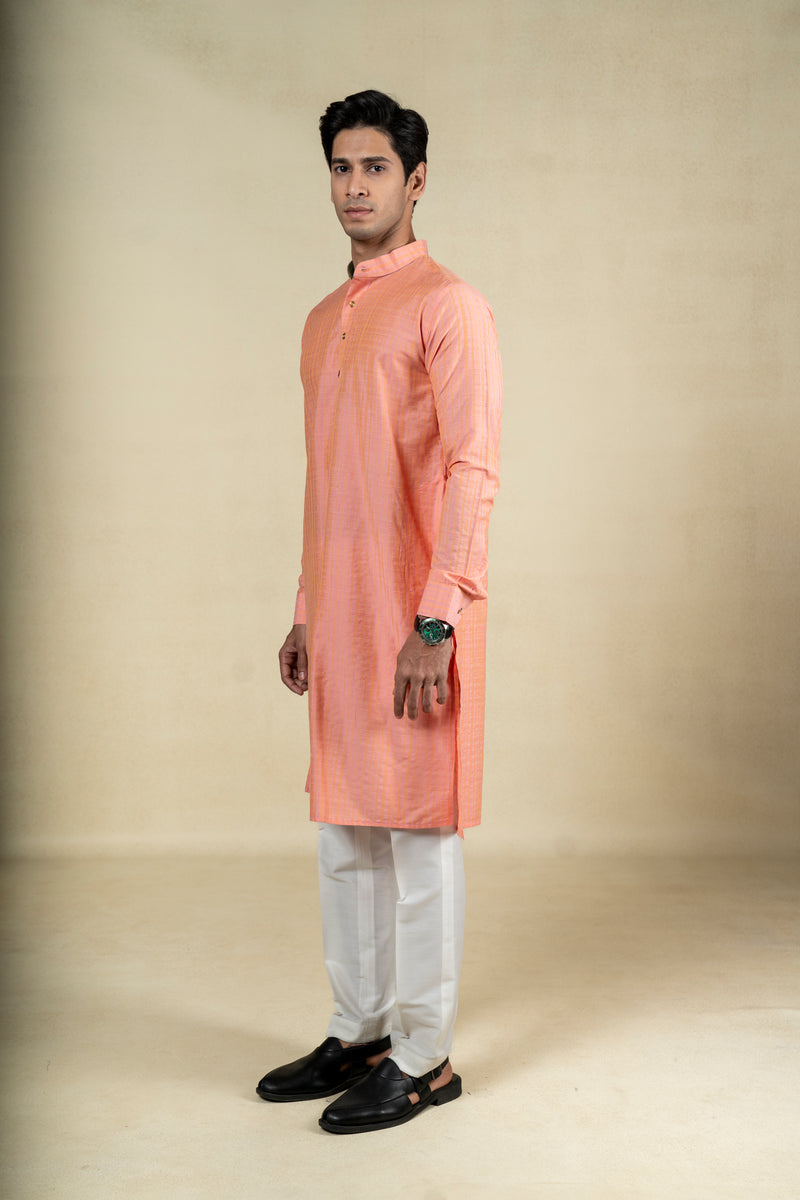 Light Peach Kurta