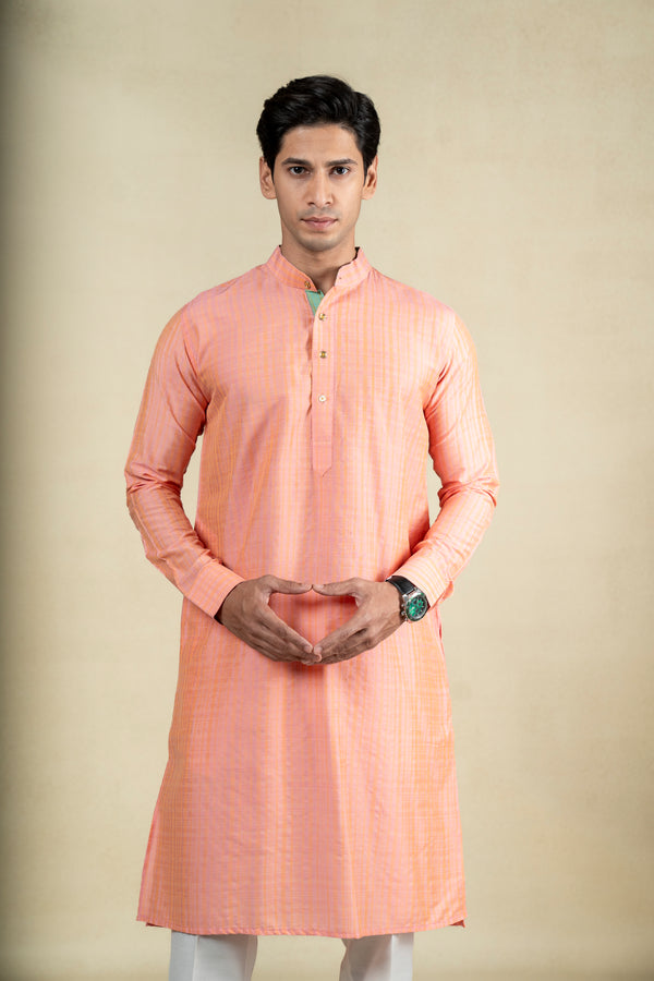 Light Peach Kurta