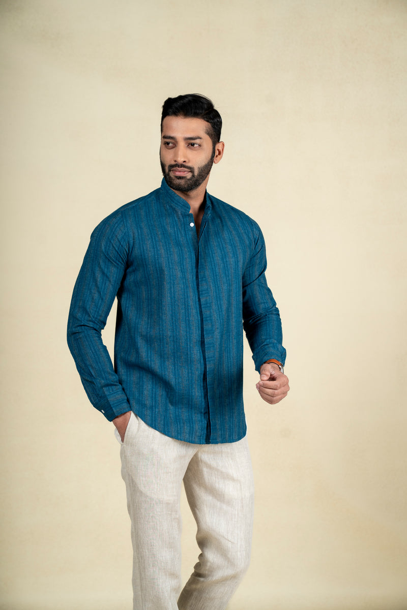Blue Stripes Shirt