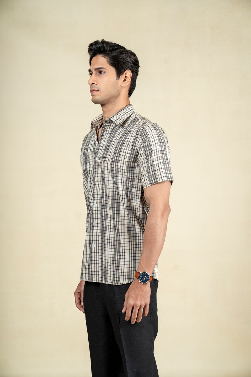 Black Checks Shirt