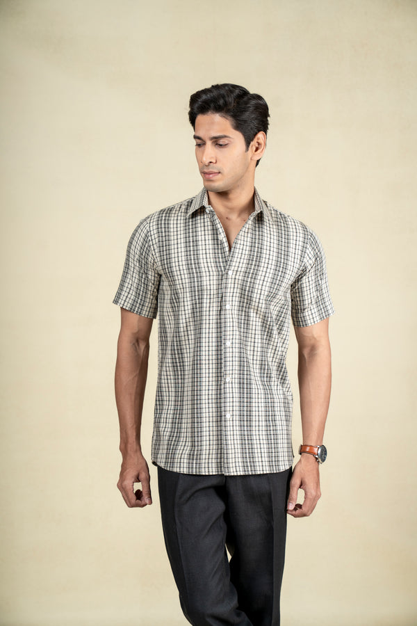 Black Checks Shirt