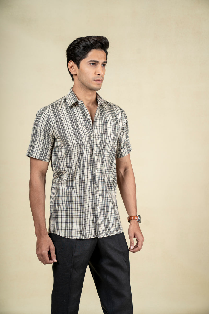 Black Checks Shirt