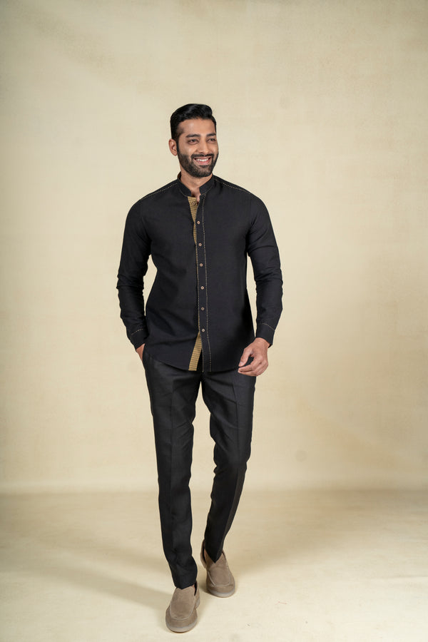 Black Stitch Shirt