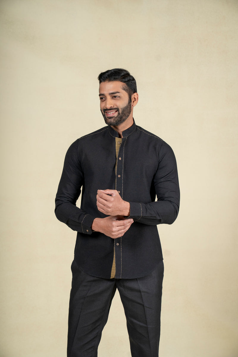 Black Stitch Shirt