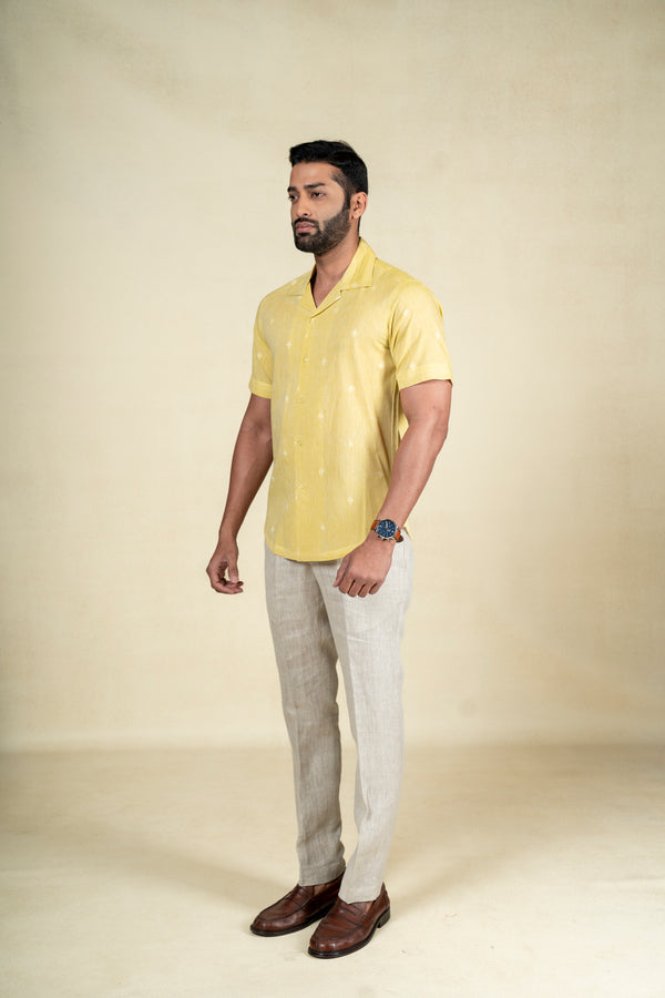 Yellow Motif Shirt