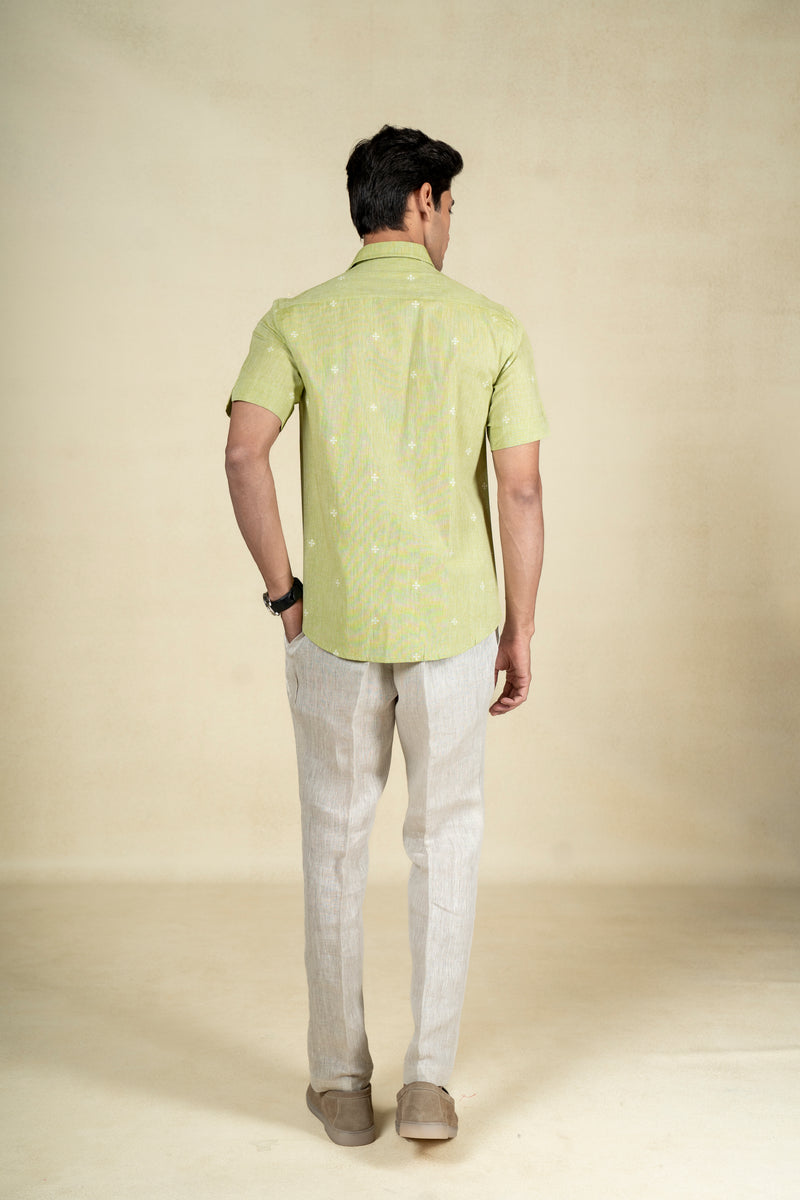 Green Motif Shirt