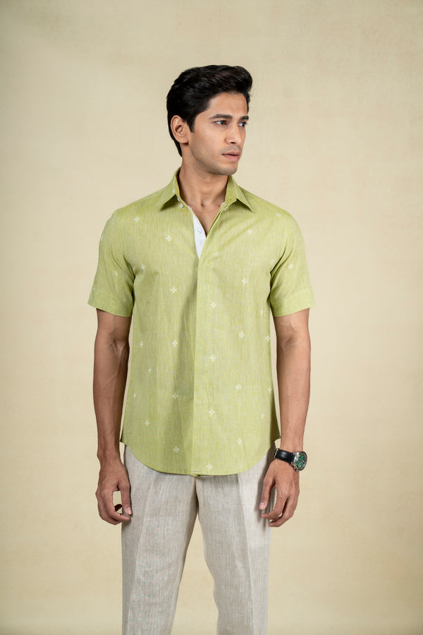 Green Motif Shirt
