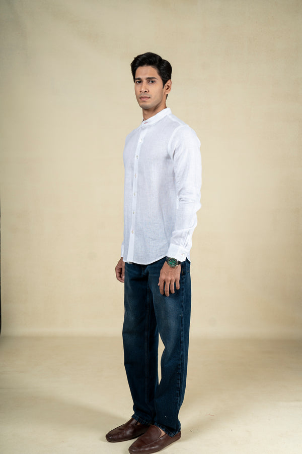 White Linen Shirt