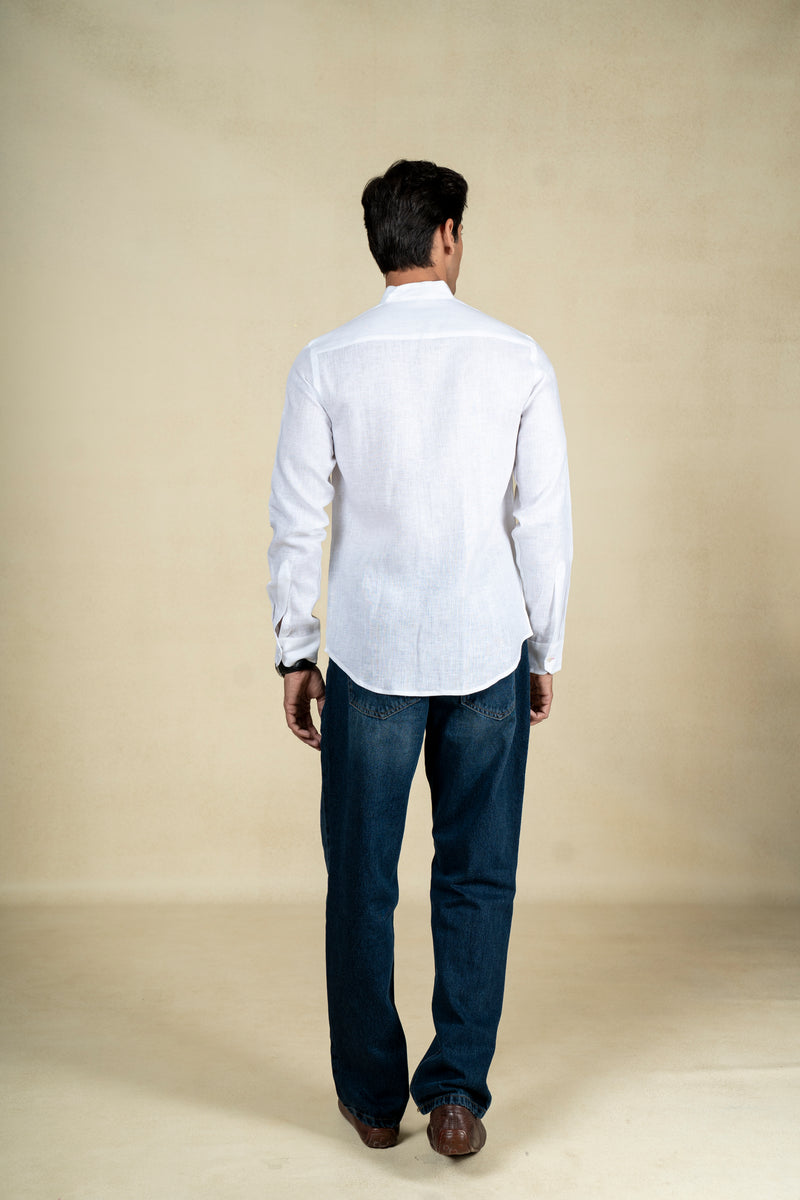 White Linen Shirt