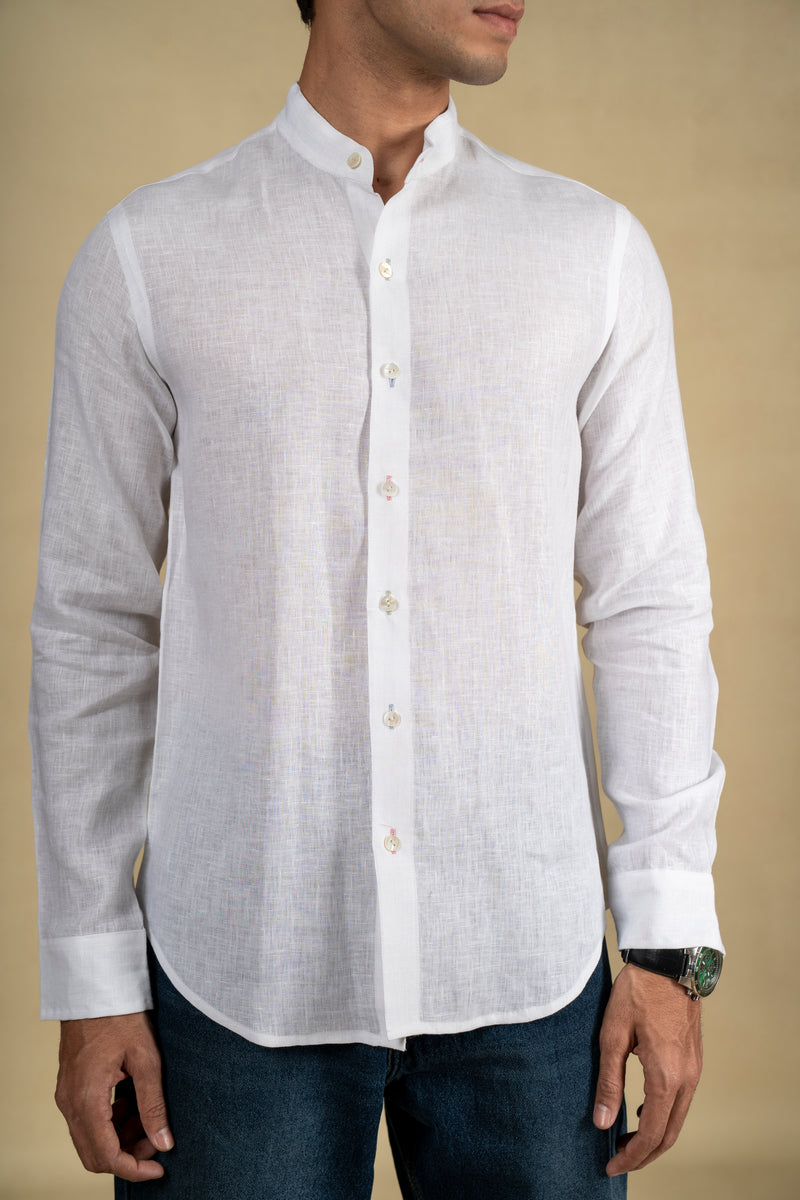 White Linen Shirt