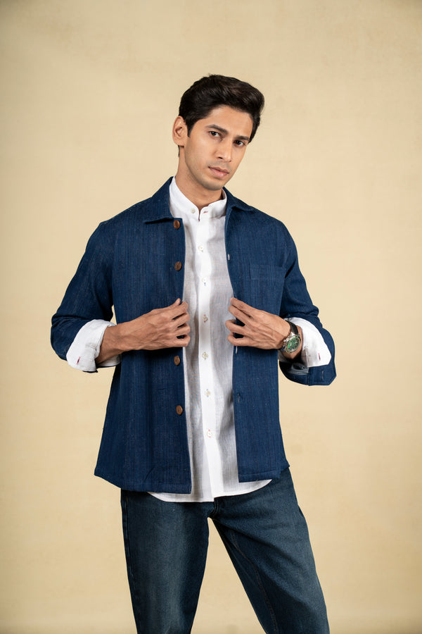 Khadi Denim Shacket