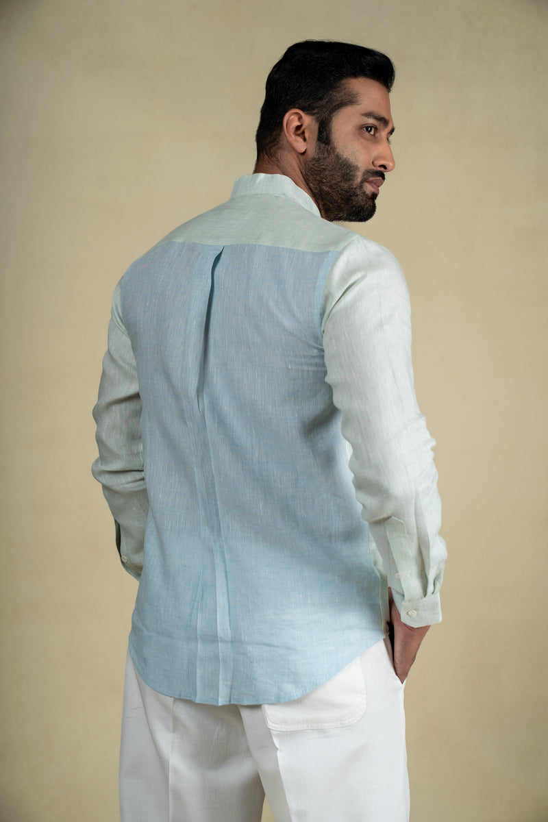 Green Blue Dual Shirt