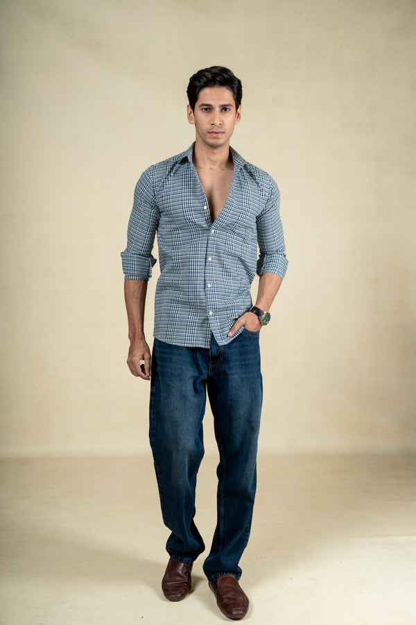 Blue Checks Shirt
