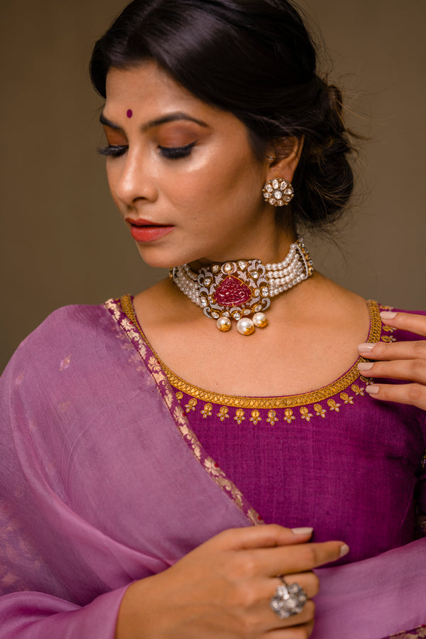 Lilac Lehenga Set