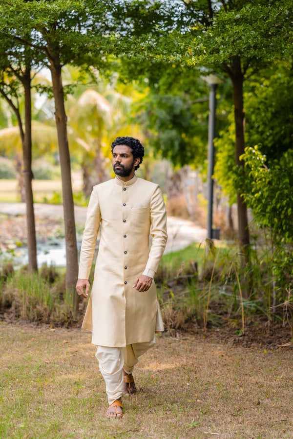 Cream Classic Sherwani