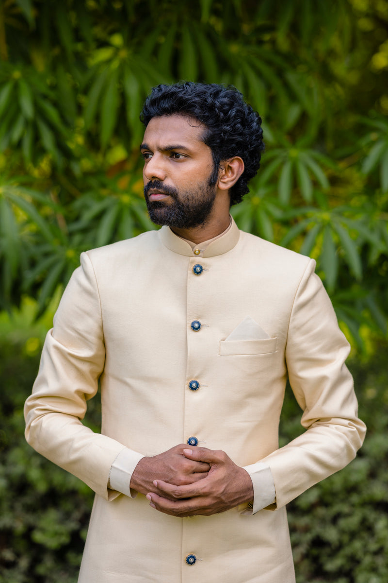 Cream Classic Sherwani