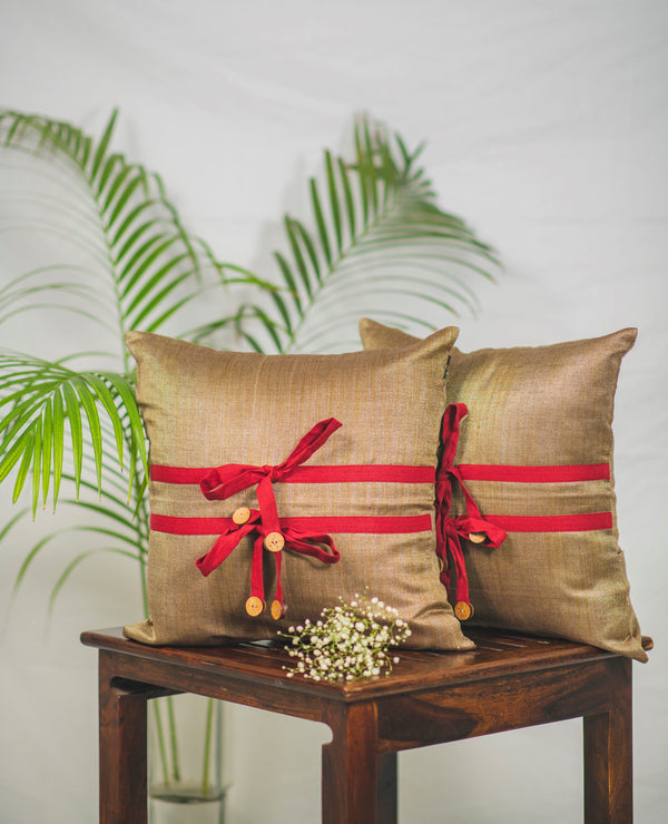 Brown Knot Cushion