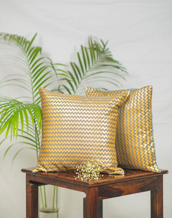 Gold Foliage Cushion